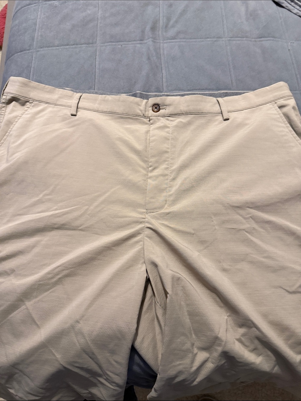 Greg Norman Collection Men's Light Beige Hybrid Shorts